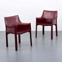 Pair of Mario Bellini Cab 413 Arm Chairs - Sold for $2,625 on 05-15-2021 (Lot 320).jpg